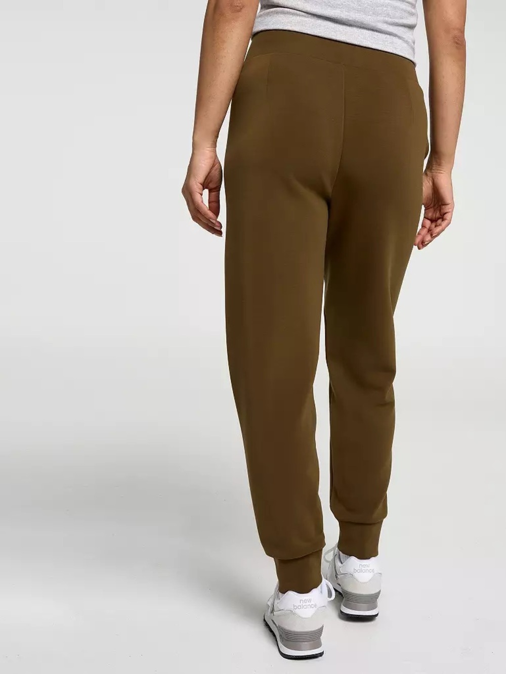 CALIA by Carrie Underwood Olive Brown High-Rise Jogger Pants - Picture 3 of 10